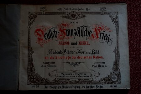 Buch zum Deutsch-Französischen Krieg 27102018 002