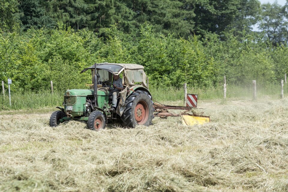Agricultural countryside harvest