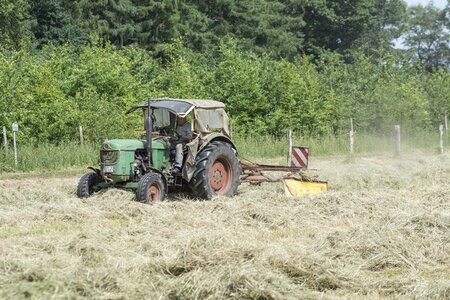 Agricultural countryside harvest