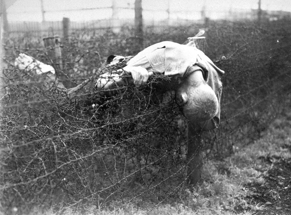 Buchenwald Leipzig-Thekla Corpse Fence