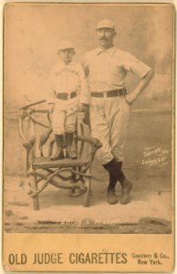 Buck Ewing, New York Giants, baseball card portrait LCCN2007683751