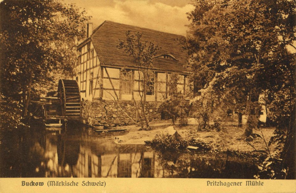 Buckow (Märk. Schweiz), Brandenburg - Pritzhagener Mühle (Zeno Ansichtskarten)