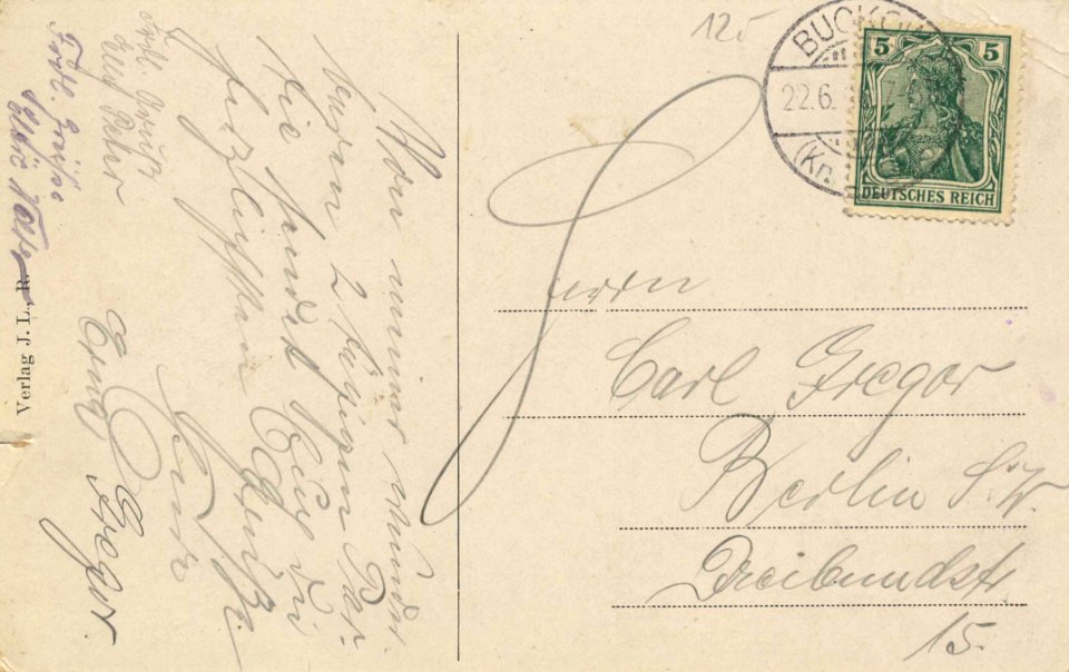 Buckow (Märk. Schweiz), Brandenburg - Scharmützelsee (back) (Zeno Ansichtskarten)