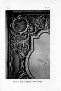 Buckow Decke im Musikzimmer des Schlosses Lebus Tafel 4