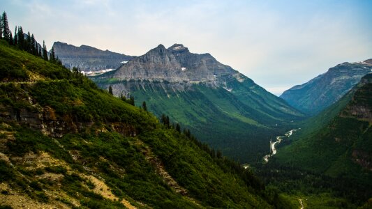 Path mountain valley photo