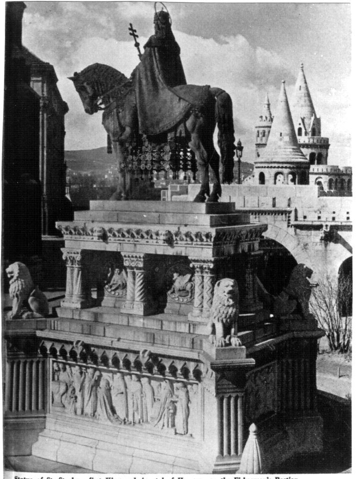 Budapest, Szent István szobra 1938 (9)