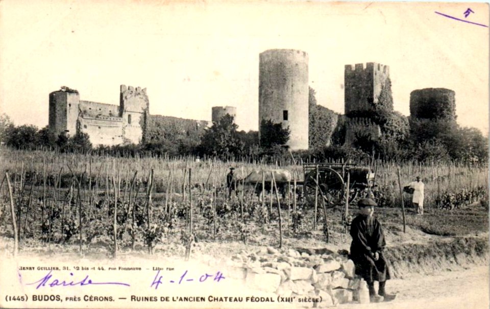 Budos-pres-cerons-ruines-de-l'ancien-chateau