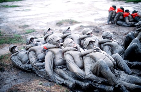 BUDS trainees mud photo