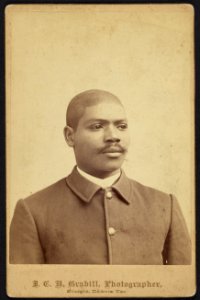 Buffalo soldier in five button sack coat) - J. C. H. Grabill, photographer, Sturgis, Dakota Ter LCCN2010645136
