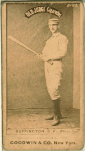 Buffinton, Philadelphia Quakers, baseball card portrait LCCN2007686875