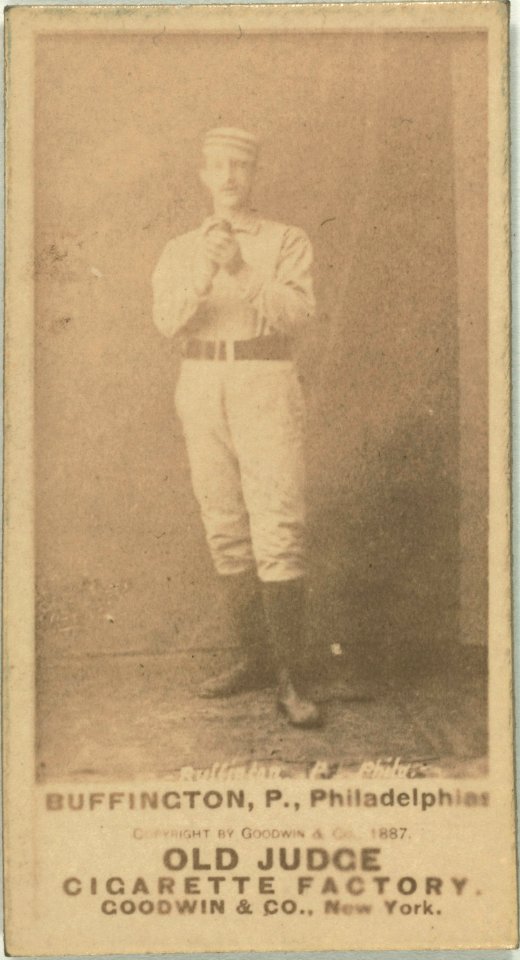 Buffinton, Philadelphia Quakers, baseball card portrait LCCN2007686876
