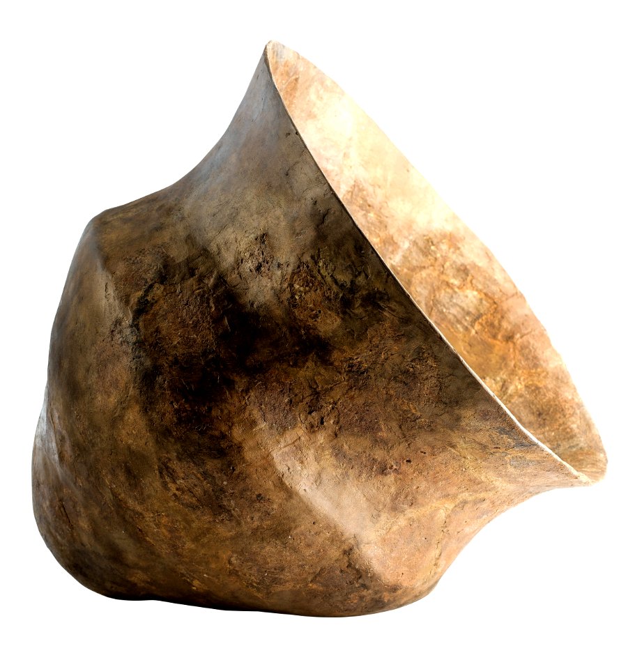 Buidelbeker in handgevormd aardewerk, 4300 tot 3000 VC, vindplaats- Meeuwen, Donderslagheide 1, collectie Gallo-Romeins Museum Tongeren, GRM 10027