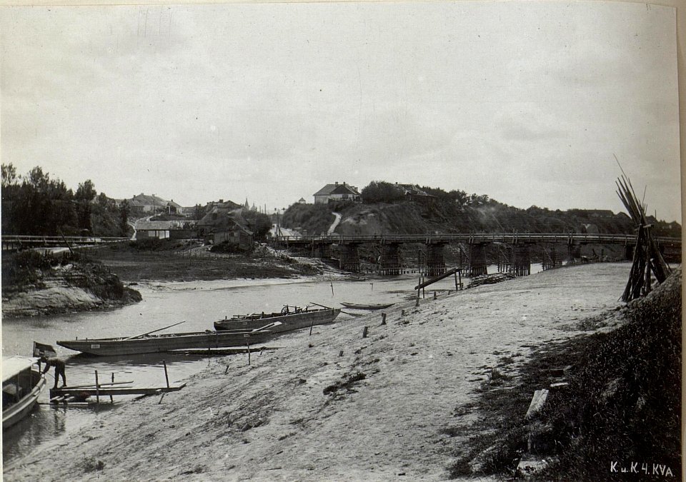 Bugbrücke bei Ustyluh - Ustilug mit Flotille (BildID 15695623)