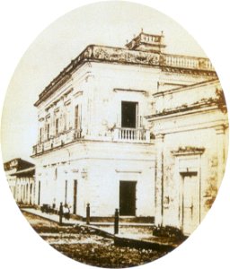 Building in Asuncion where Caxias stayed