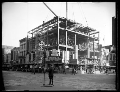 Building under construction- future home of Federal American National Bank, Washington, D.C. LCCN2016824424