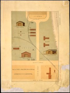 Buildings at Washington Arsenal (now Fort Leslie J. McNair), Washington, D.C. (Ground plan and views.) - NARA - 305819
