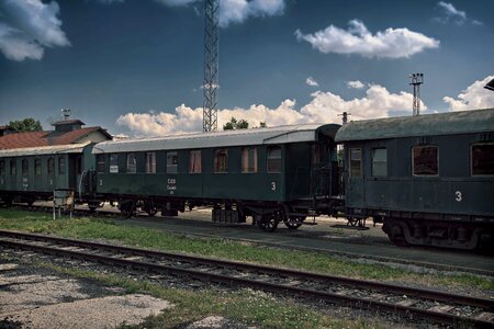 The historical train slovakia retro