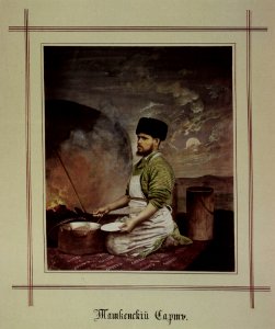 Bukar', Michail - Usbeke aus Takent beim Zubereiten einer Mahlzeit (Zeno Fotografie)