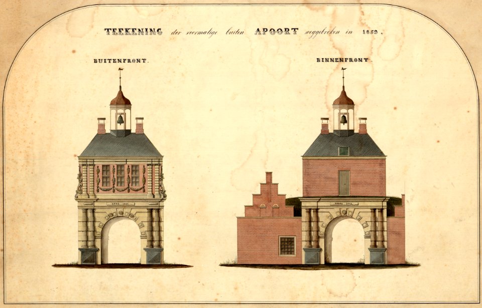 Buiten-Apoort - binnen- en buitenfront