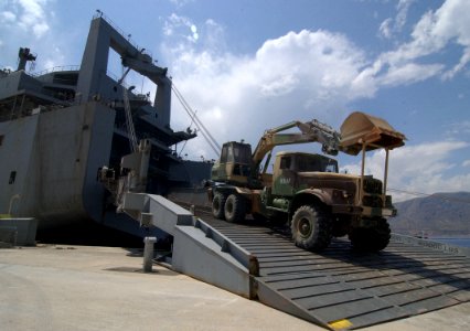 Bulgarian Excavator on KrAZ-truck