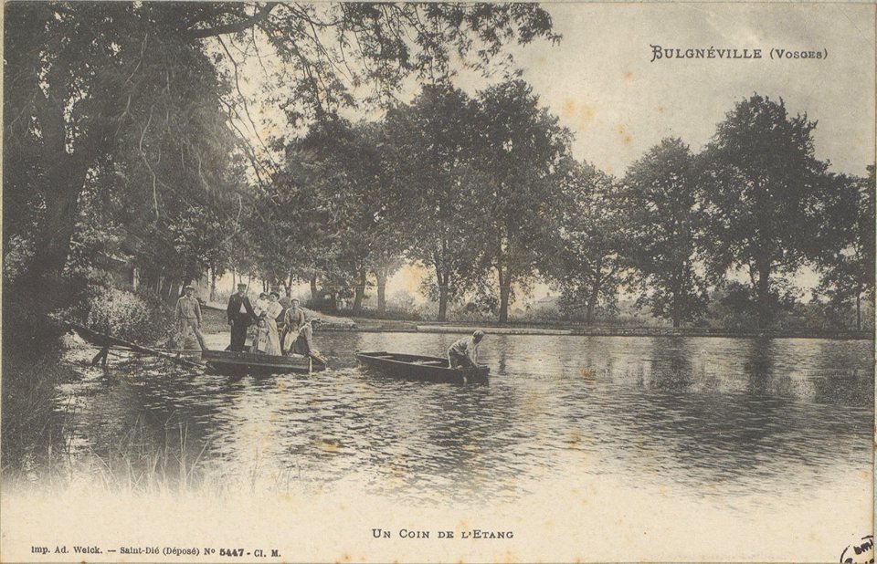 Bulgnéville (Vosges), Un Coin de l'Étang CP 1933 PsurR