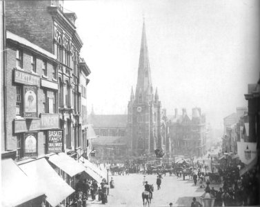 Bull Ring Birmingham 1880's photo