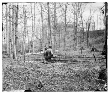 Bull Run, Virginia (vicinity). Sudley church through the trees LOC cwpb.01301