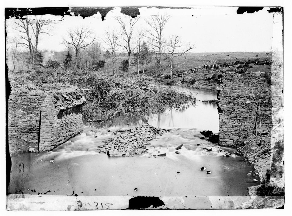 Bull Run, Virginia. Ruins of stone bridge LOC cwpb.00952