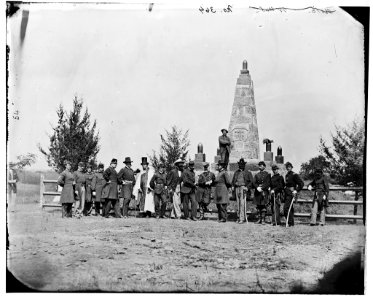 Bull Run, Va. Dedication of the battle monument