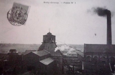 Bully-les-Mines - Fosse n° 1 - 1 bis - 1 ter des mines de Béthune (A)