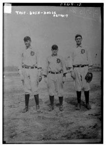 Bun Troy, Donie Bush, Will Fred House, Detroit AL (baseball) LCCN2014692651