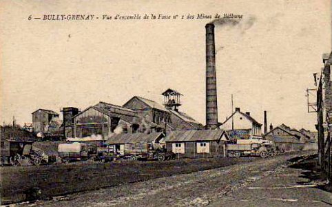 Bully-les-Mines - Fosse n° 1 - 1 bis - 1 ter des mines de Béthune (C)