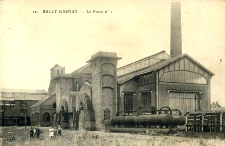 Bully-les-Mines - Fosse n° 1 - 1 bis - 1 ter des mines de Béthune (H)