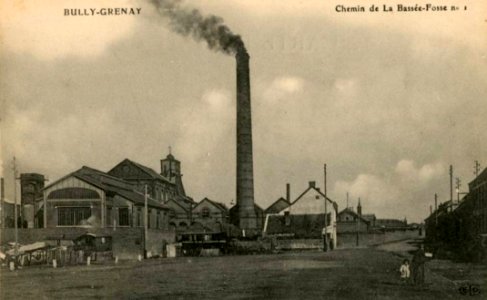 Bully-les-Mines - Fosse n° 1 - 1 bis - 1 ter des mines de Béthune (L)