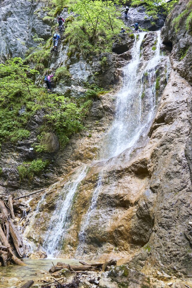 Water stream drops