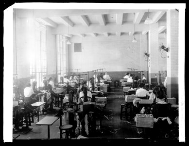 Bureau Eng. & Ptg. Trimming room, Examining division, (1914) LCCN2016852651