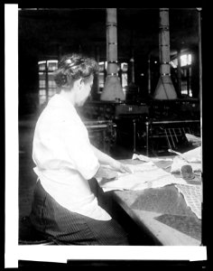Bureau Engraving & Ptg., patching spoiled stamps, every stamp must be accounted for, (1914) LCCN2016852705