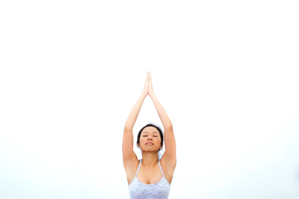 Yoga meditation physical photo