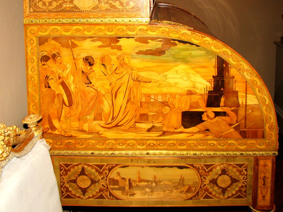 Bureau-cylinder Catherine II - detail 02