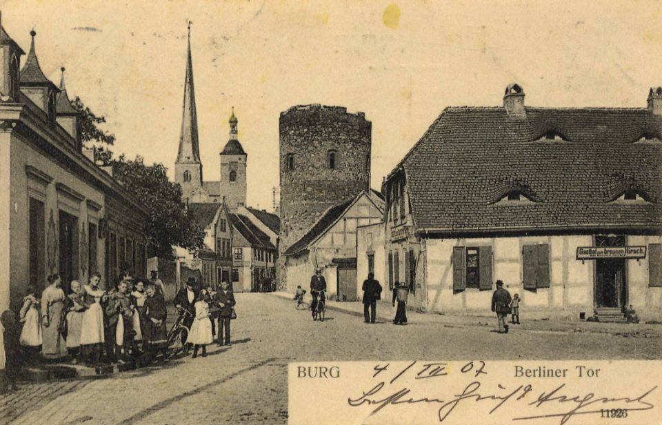 Burg (b. Magdeburg), Sachsen-Anhalt - Berliner Tor (Zeno Ansichtskarten)