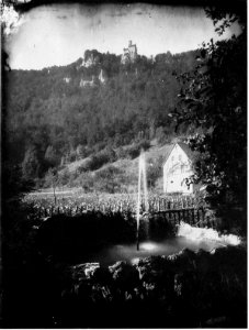 Burg Lichtenstein von Honau aus