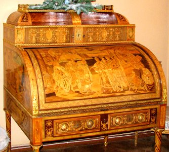 Bureau-cylinder Catherine II - detail 01