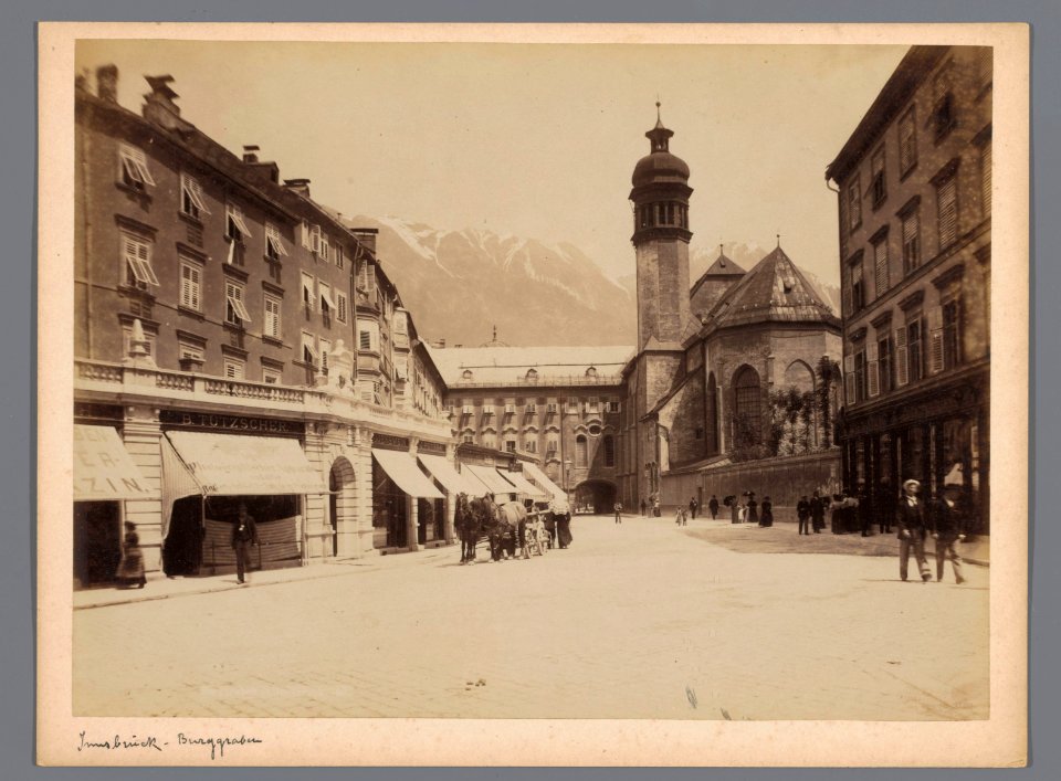 Burggraben in Innsbruck, RP-F-F02173