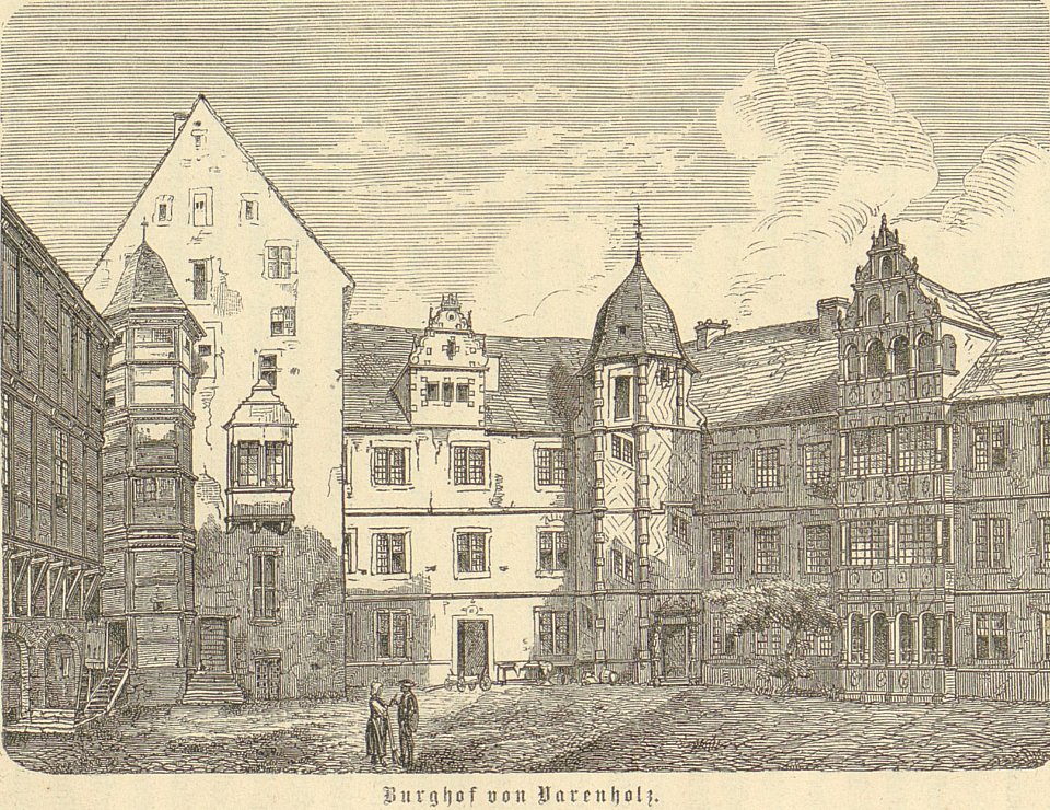 Burghof von Varenholz