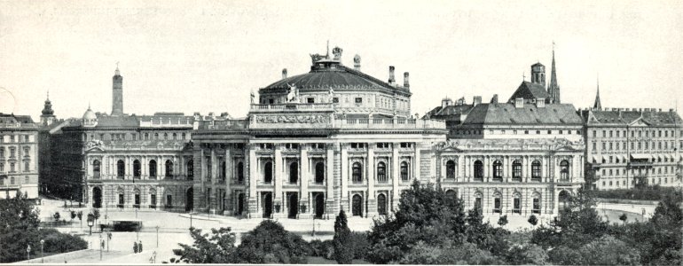 Burgtheater um 1898