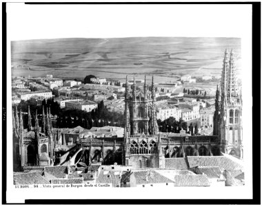Burgos. Vista general de Burgos desde el Castillo LCCN94511650