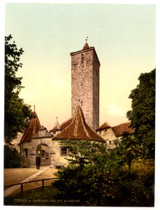 Burgthor (i.e. Burgtor), Rothenburg (i.e. ob der Tauber), Bavaria, Germany-LCCN2002696179 photo