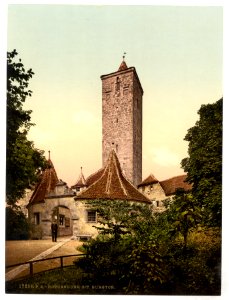 Burgthor (i.e. Burgtor), Rothenburg (i.e. ob der Tauber), Bavaria, Germany-LCCN2002696179