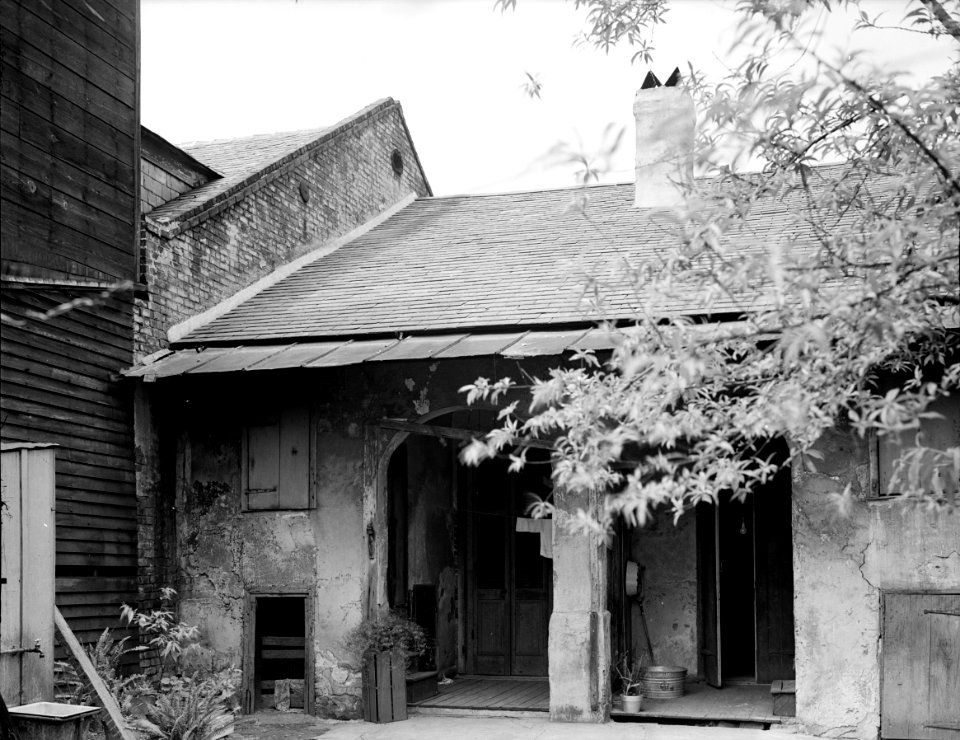 Burgundy Street La Rionda Courtyard New Orleans 1938