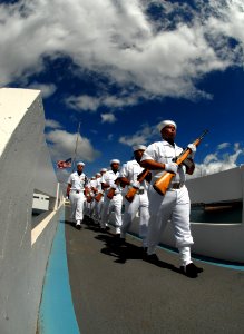 Burial ceremony at Pearl Harbor DVIDS118392